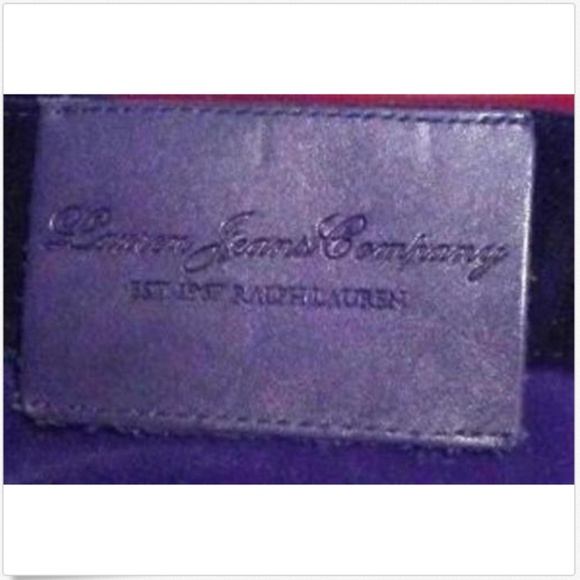 RALPH LAUREN JEANS Co. Black velvet SZ 10P - Picture 5 of 5